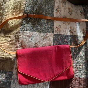 Vintage Ralph Lauren Red Envelope Bag